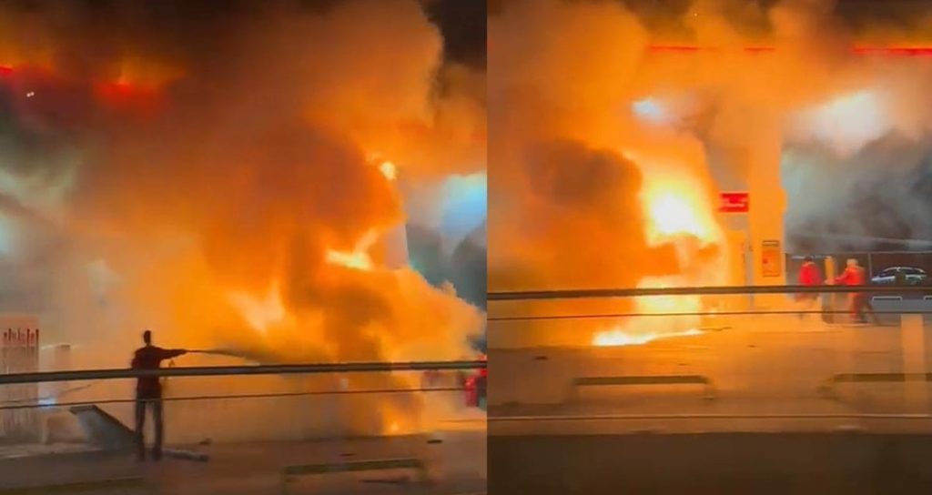 Çekmeköy’de Akaryakıt İstasyonuna Giren Otomobil: Olayın Ayrıntıları