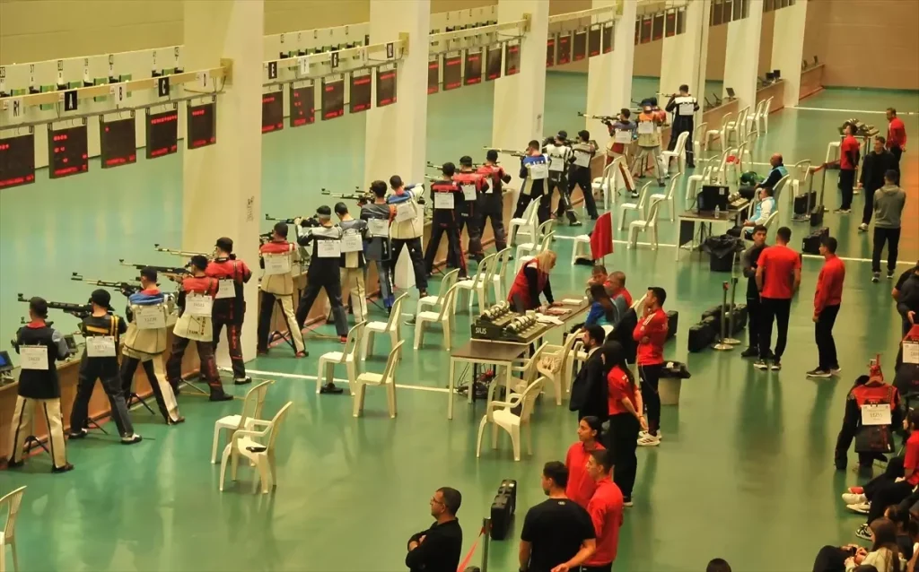 Havalı Silahlar Avrupa Şampiyonaları Ulusal Kadro Seçme Yarışı Mersin’de Başladı