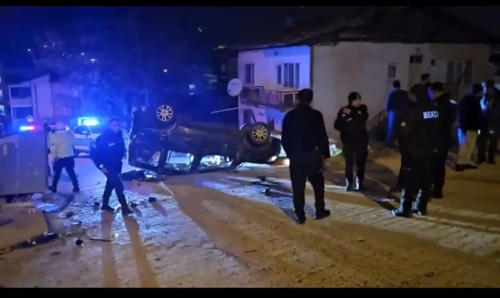 Tokat’ta Takla Atan Araçta 5 Kişi Yaralandı