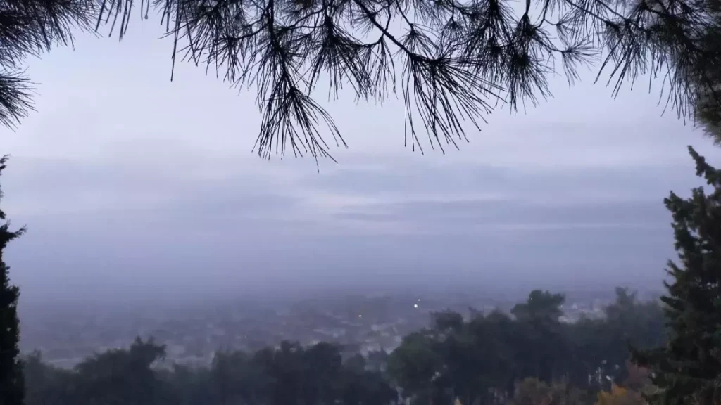 Aydın’da puslu sabah görünümleri mest etti