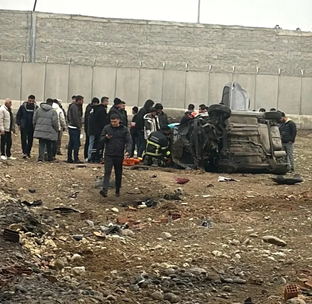 Batman’da araba takla attı: 2 yaralı
