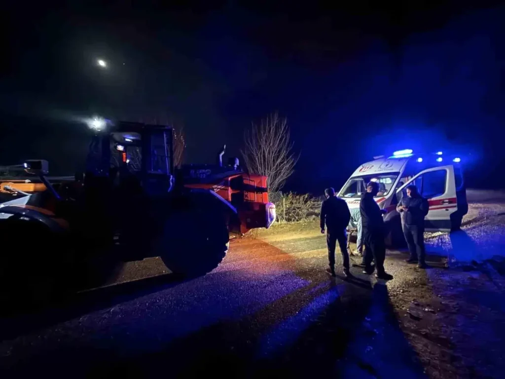 Batman’da hasta almaya giderken yolda kalan ambulansı özel yönetim takımları kurtardı