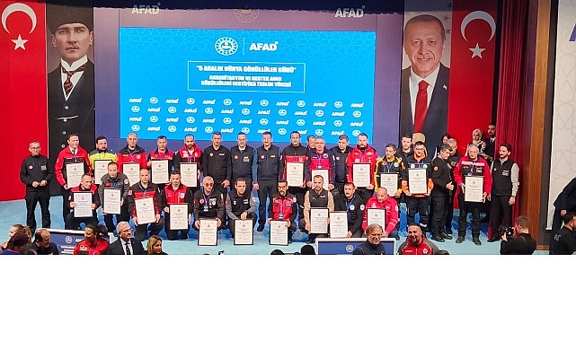 BAYRAK grubu, AFAD tarafından akredite edildi