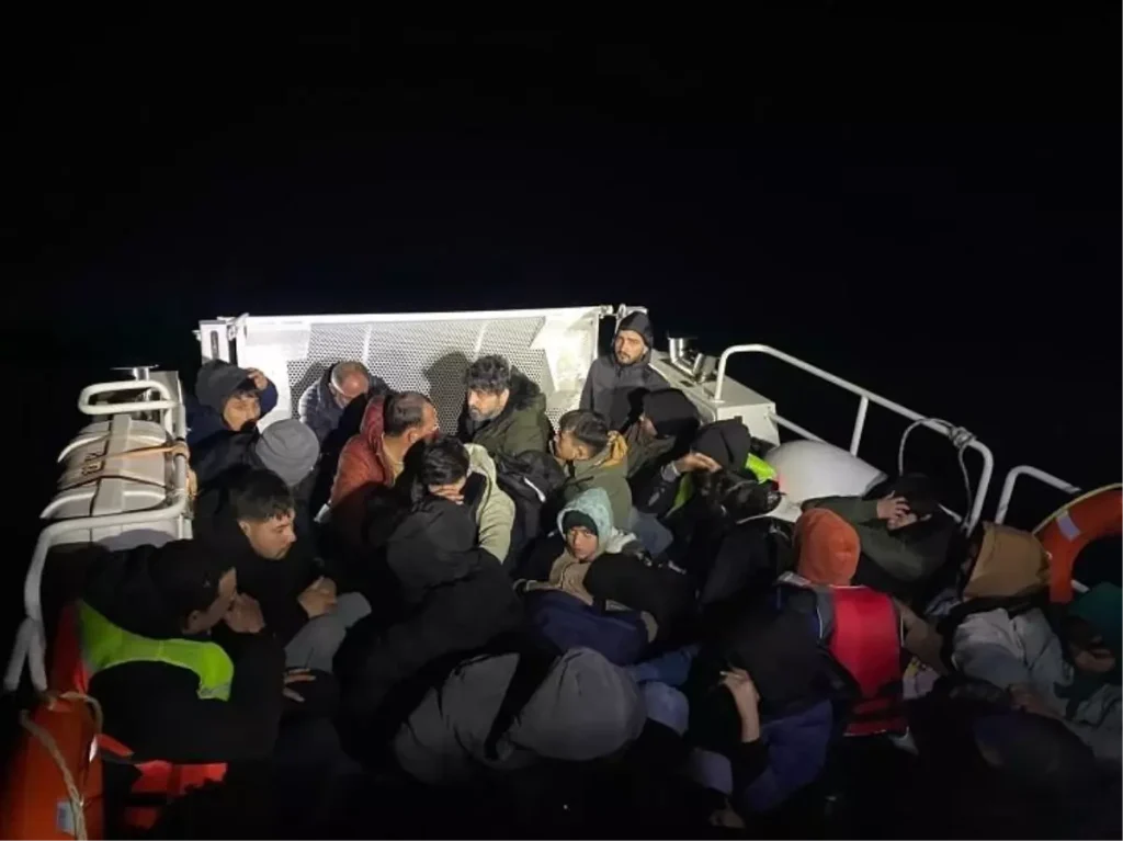 Bodrum’da 39 sistemsiz göçmen yakalandı