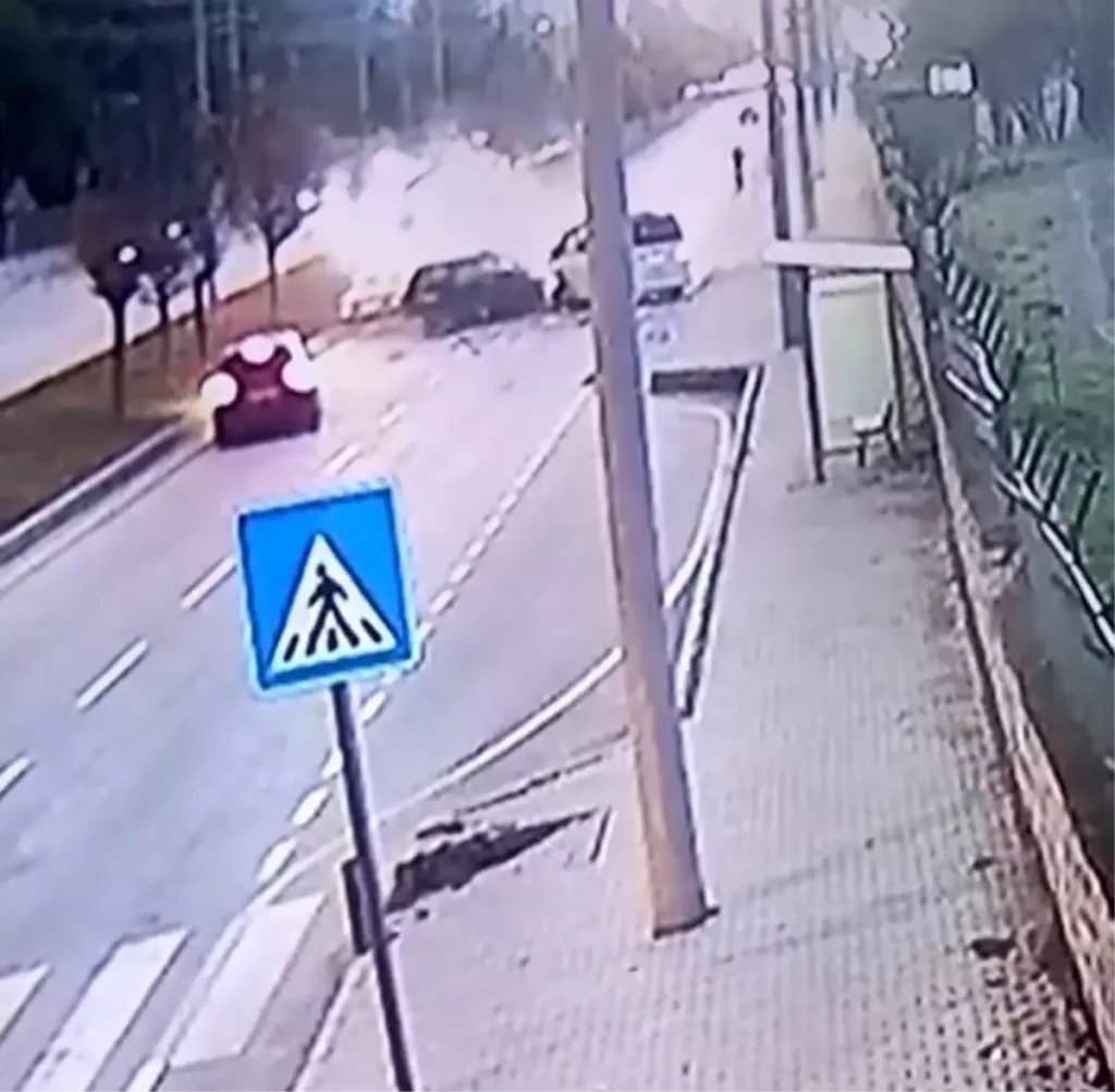 Burdur’daki feci kazanın güvenlik kamerası gün yüzüne çıktı