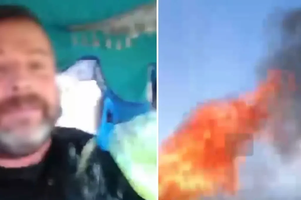 Canlı yayın açtı, gözyaşlarıyla anlattı! 5 çocuk babası adam belediye önünde kendini yaktı