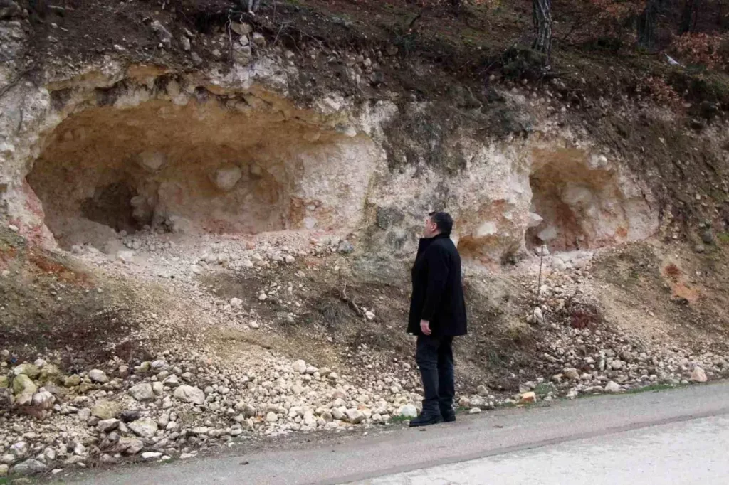 Ferhat diyarı Amasya’da pekmez için dağı deldiler, gören şaştı kaldı