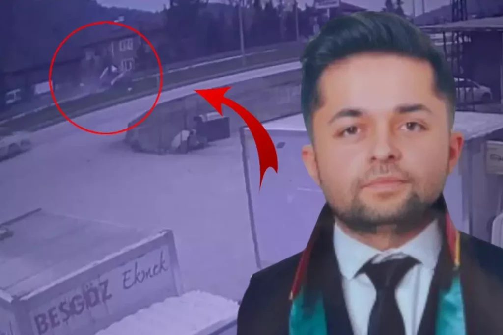 Genç avukatı hayattan koparan kaza kamerada! Bir ay evvel mesleğe başlamış
