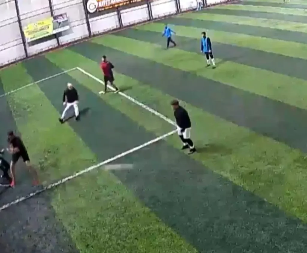 Halı alanda mevt kameraya yansıdı