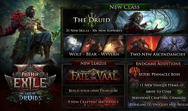 Path of Exile 2: The Last of the Druids ile 12 Aralık’ta içindeki yırtıcı ruhu hür bırak!