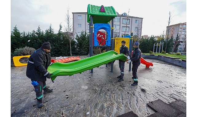 Yangın Sonrası Ahi Evran Parkı Kısa Müddette Yenilendi