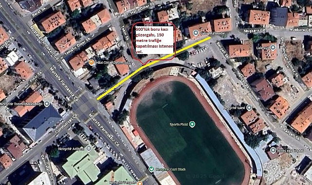 Bahçelievler Mahallesi’nde Süreksiz Trafik Düzenlemesi