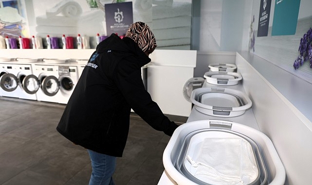 Büyükşehir’den mis üzere hizmet; yıka, kurut, ütüle