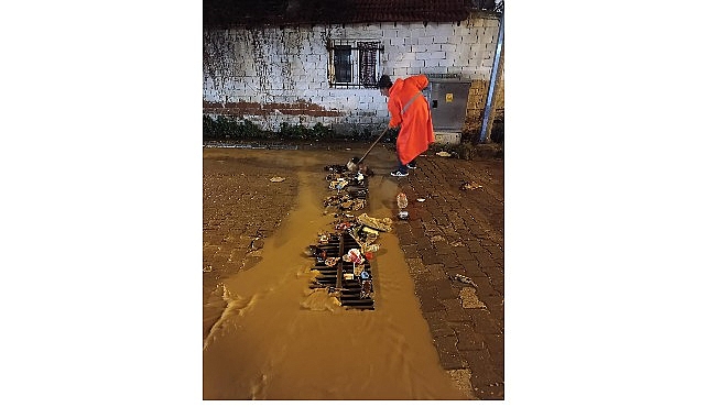 Edremit Belediyesi Yağışlara Karşı Misyonda