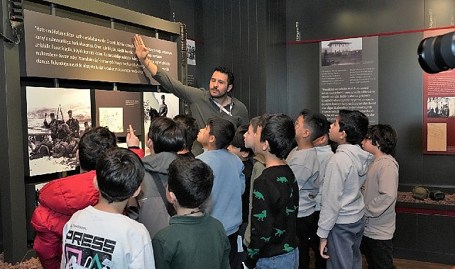 İlkokul öğrencilerinden Atatürk Ankara Ulusal Gayret Müzesi’ne ziyaret