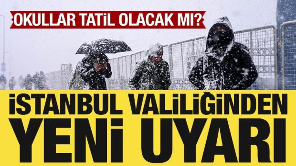 İstanbul’da yarın okullar tatil olacak mı? İstanbul Valiliğinden yeni açıklama