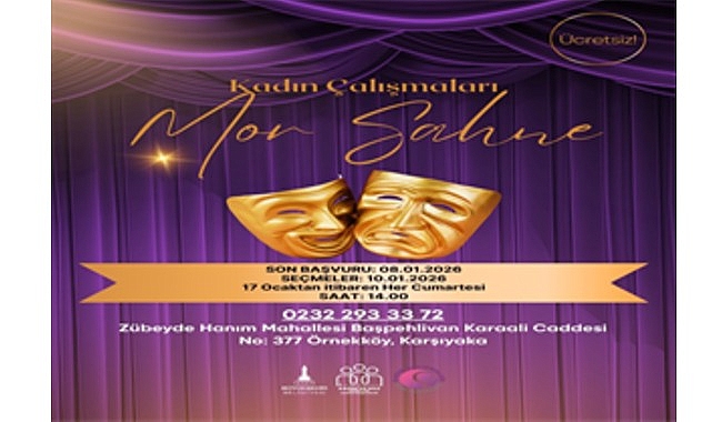 İzmirli bayanlar Mor Sahne’de buluşuyor