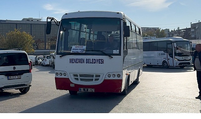 Menemen’de ulaşımın yıldızı fiyatsız ring servisler