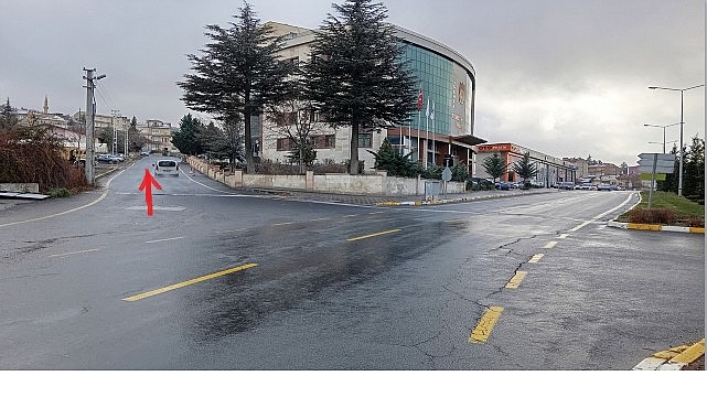 Vilayet Trafik Kurulu Kararıyla Yol “Tek Yön” Yapıldı