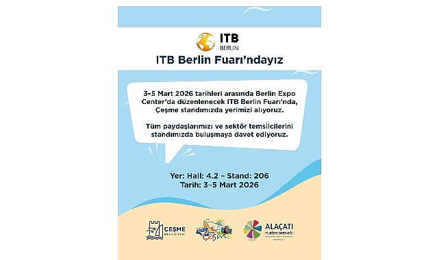 Çeşme, ITB Berlin 2026’da dünyaya tanıtılacak