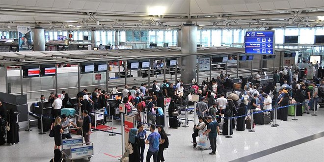 Geçen ay hava yollarında 17,8 milyon bireye hizmet verildi