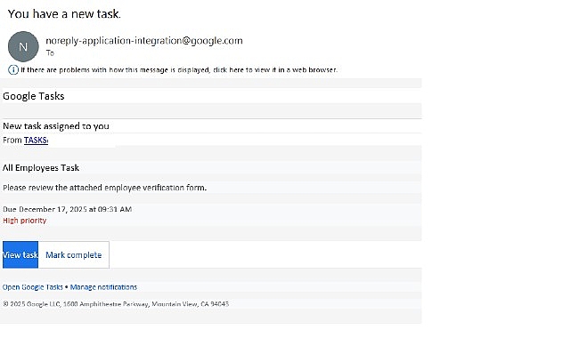 Kaspersky, kurumsal kimlik bilgilerini çalmak emeliyle Google Tasks bildirimlerini istismar eden yeni bir oltalama kampanyasını ortaya çıkardı