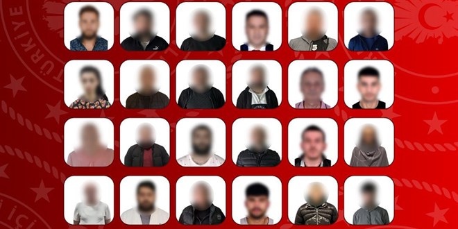 Kırmızı bültenle ve ulusal düzeyde aranan 41 hatalı yakalandı