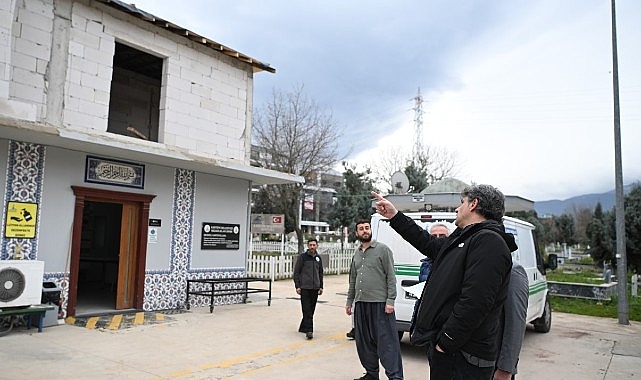 Lider Kocaman’dan Cenaze Hizmetleri Binası’na İnceleme