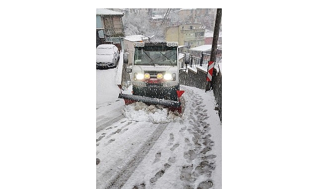 Osmangazi’nin Yüksek Kısımlarında Kar Mesaisi