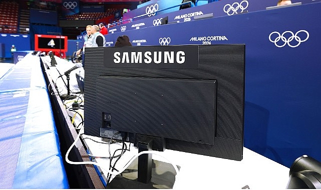 Samsung Odyssey monitörleri, Milano Cortina 2026 Kış Olimpiyat Oyunları’nda gerçek vakitli hakemlik ve yayın operasyonlarını destekledi