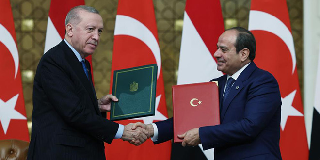 Türkiye ile Mısır ortasında 7 muahede imzalandı