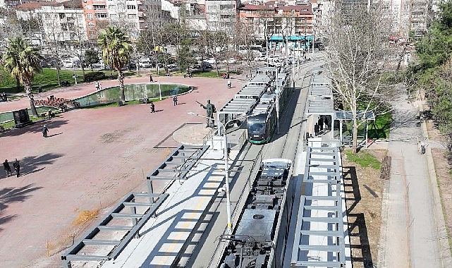 1 tramvay aracı birebir anda 600 yolcu taşıyacak