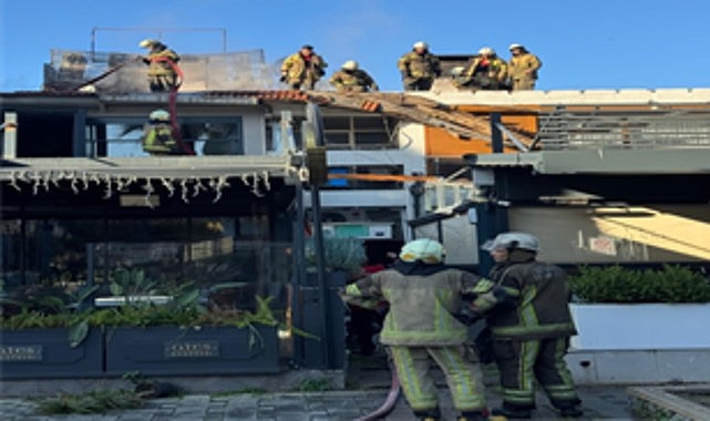İzmir’de itfaiyenin süratli müdahalesi faciayı önledi