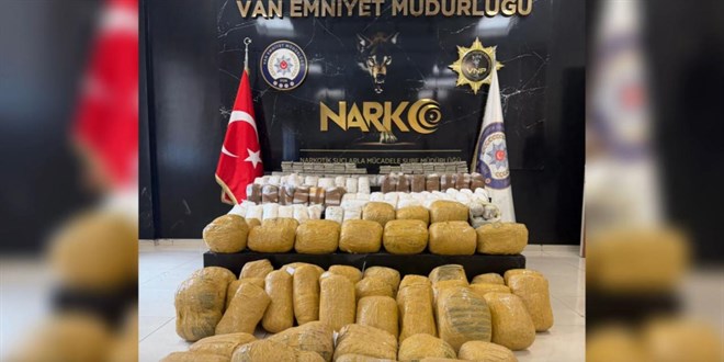 Van’da uyuşturucu operasyonu: 240 kilo uyuşturucu ele geçirildi