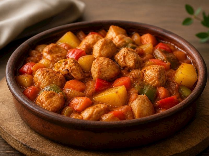 Güveçte Tavuklu Tas Kebabı Tarifi