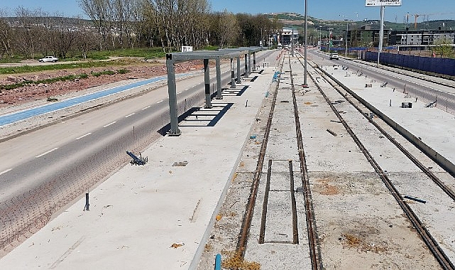 Kartepe Tramvay Sınırı’nda birinci istasyon tamam