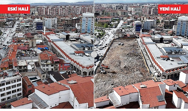 Lider Altay, Konya’ya Kıymet Katacak Dönüşümde Fiziki Ömrünü Tamamlamış Binaların Yıkım Çalışmasının Tamamlandığını Açıkladı